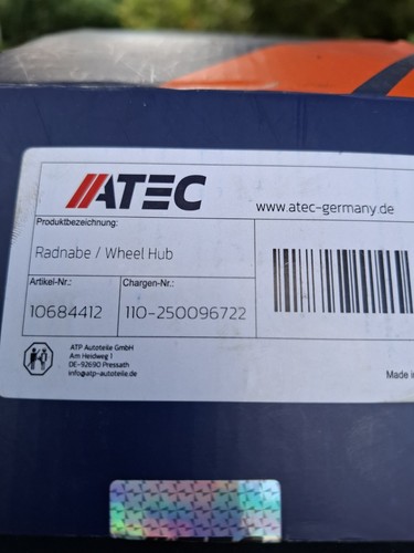 Atec radnabe vorne - vorne, links
